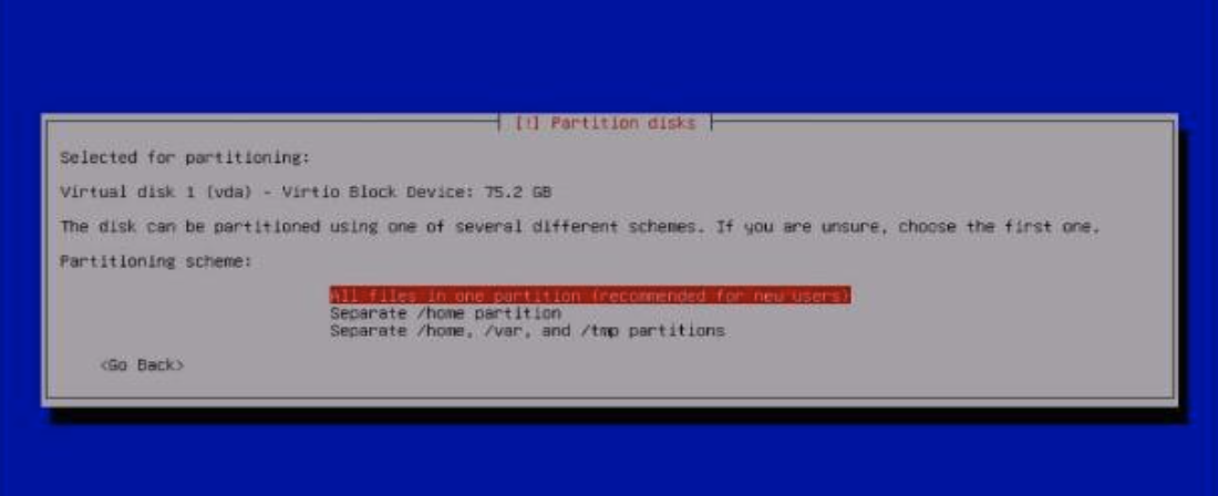 All files in partition.